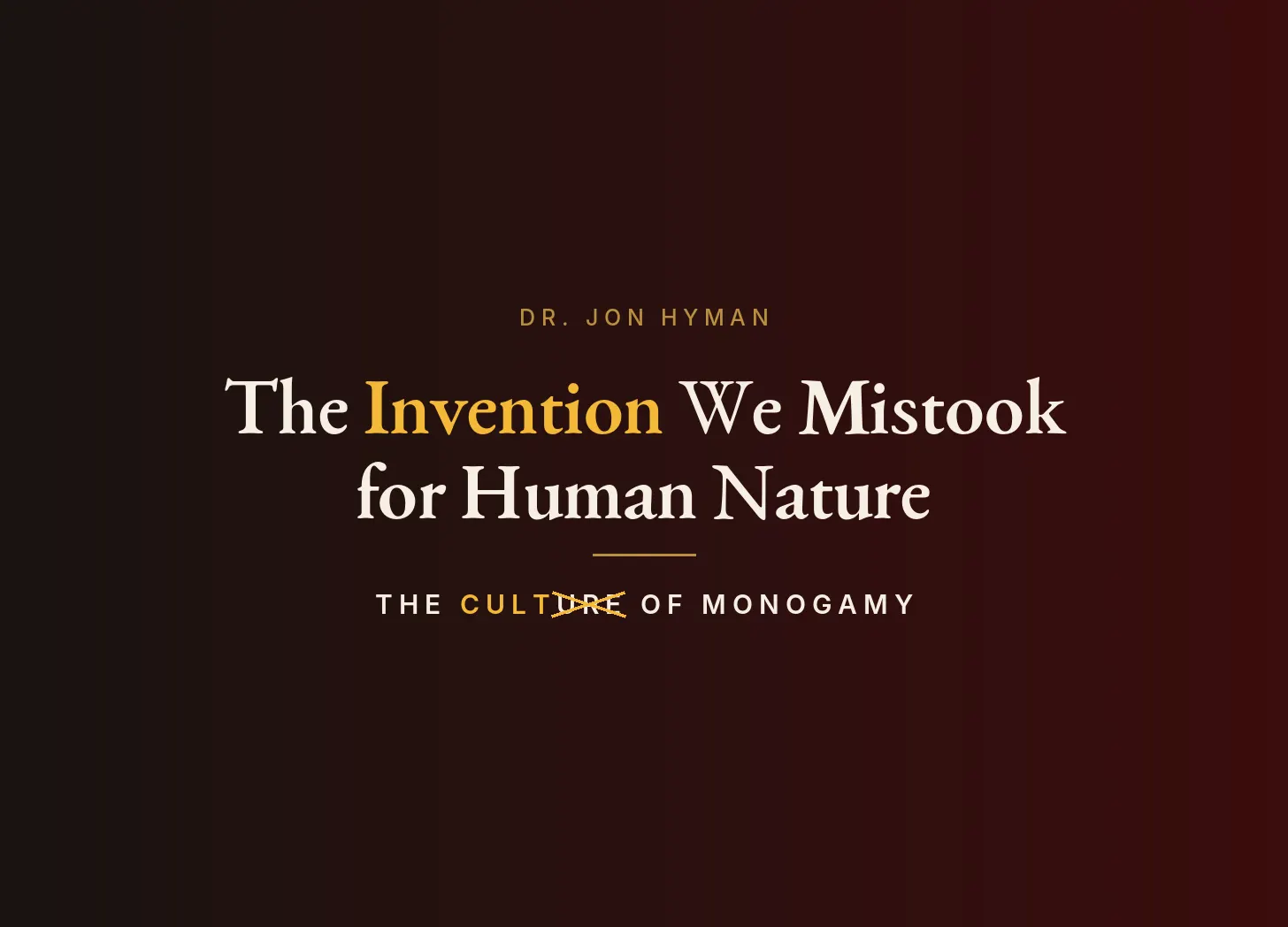 The Invention We Mistook for Human Nature